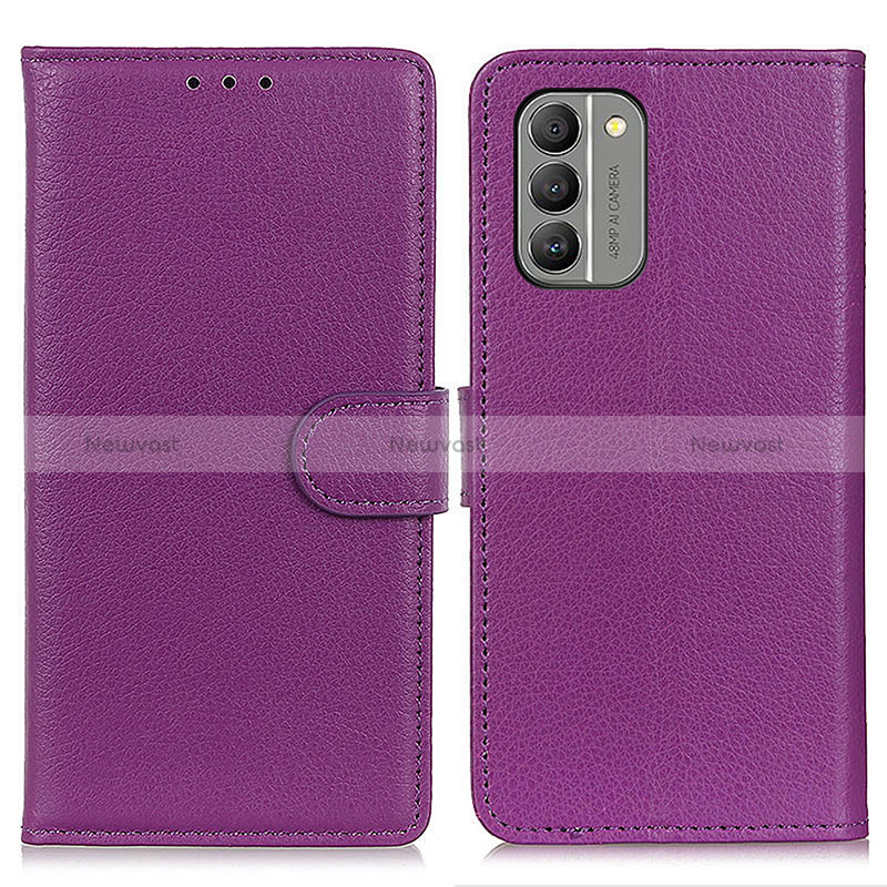 Leather Case Stands Flip Cover Holder A03D for Nokia G400 5G