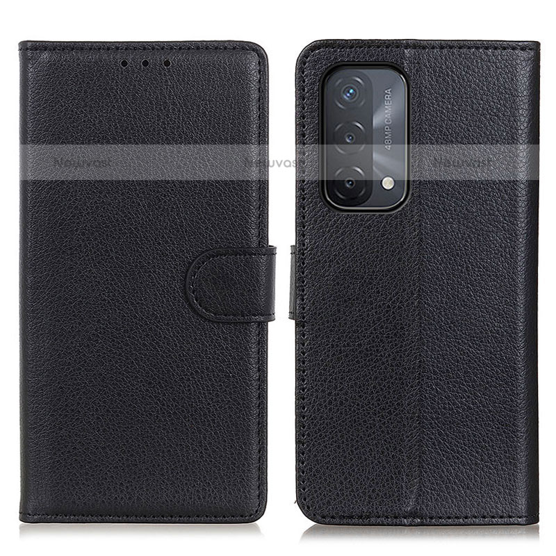 Leather Case Stands Flip Cover Holder A03D for OnePlus Nord N200 5G
