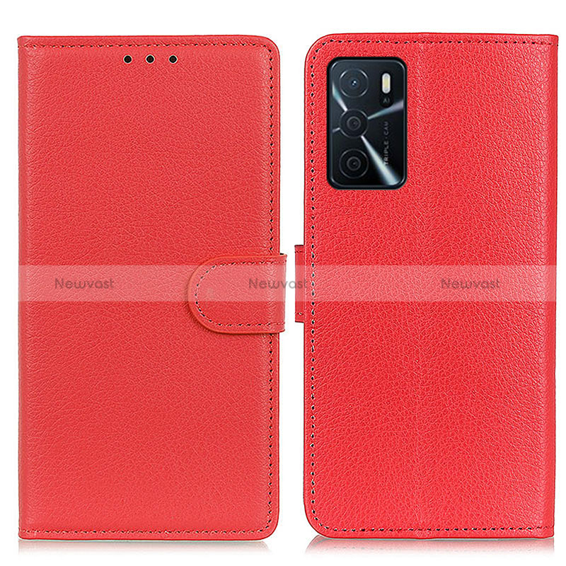 Leather Case Stands Flip Cover Holder A03D for Oppo A16