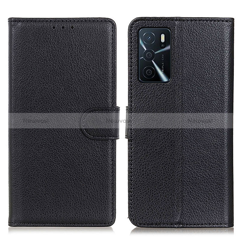 Leather Case Stands Flip Cover Holder A03D for Oppo A54s