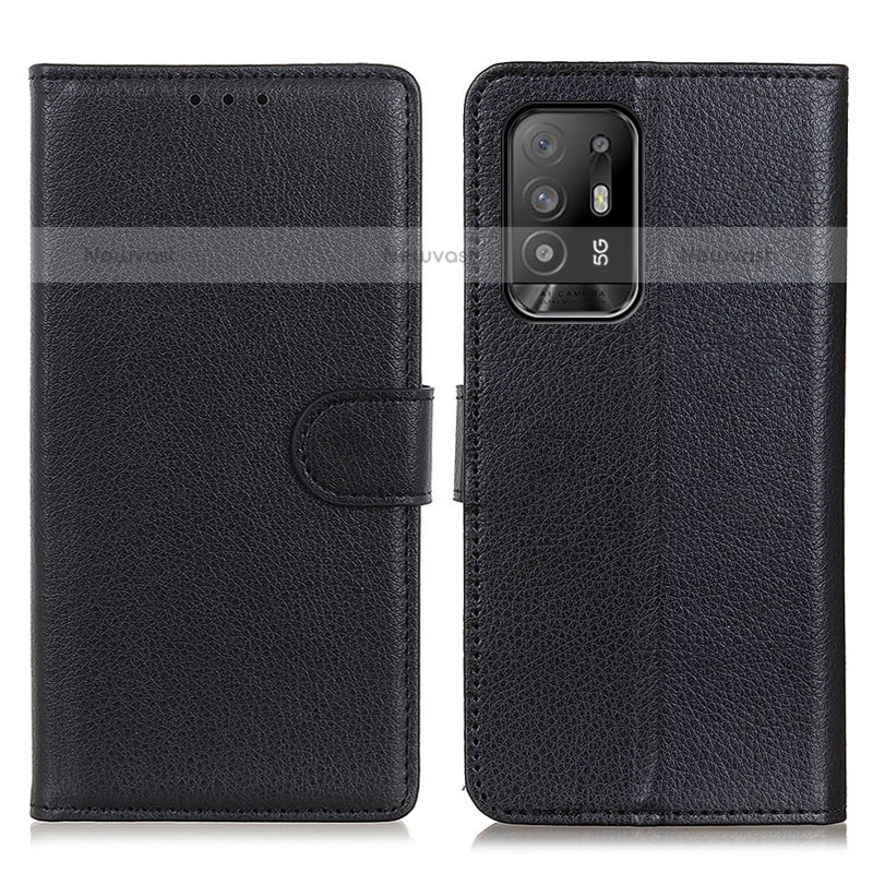 Leather Case Stands Flip Cover Holder A03D for Oppo A94 5G