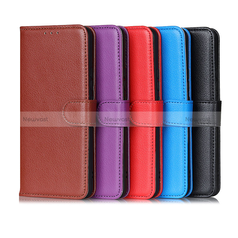 Leather Case Stands Flip Cover Holder A03D for Oppo Reno5 Z 5G