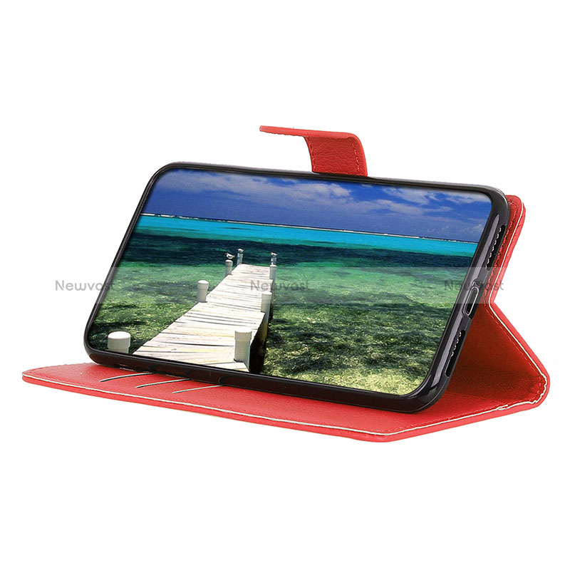 Leather Case Stands Flip Cover Holder A03D for Oppo Reno6 5G
