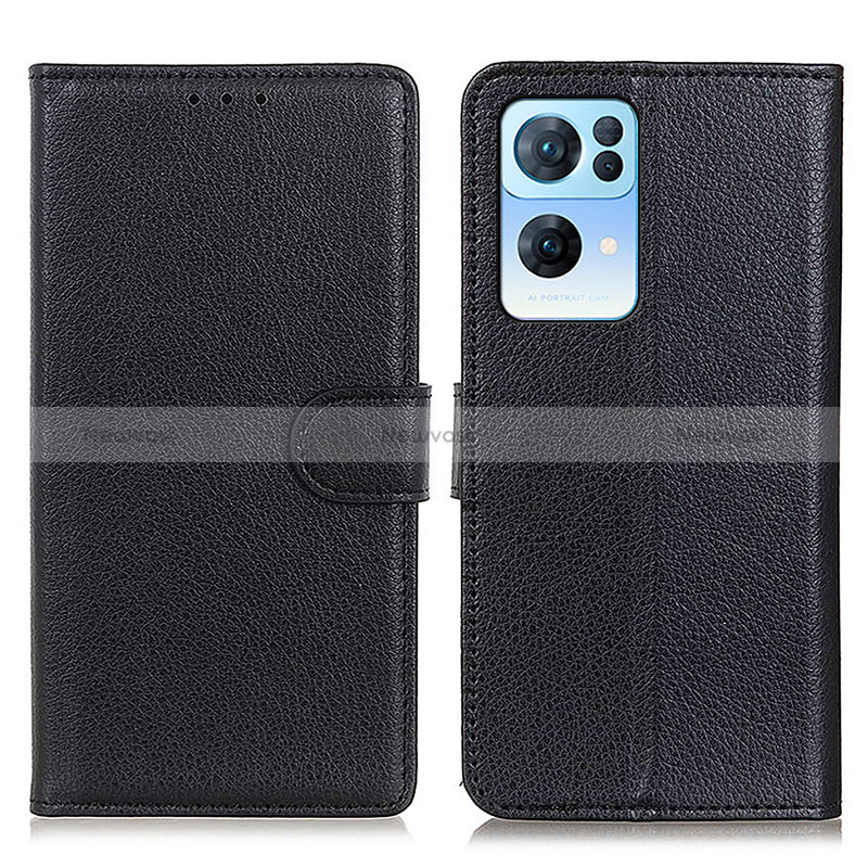 Leather Case Stands Flip Cover Holder A03D for Oppo Reno7 Pro 5G