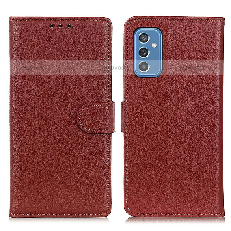 Leather Case Stands Flip Cover Holder A03D for Samsung Galaxy M52 5G