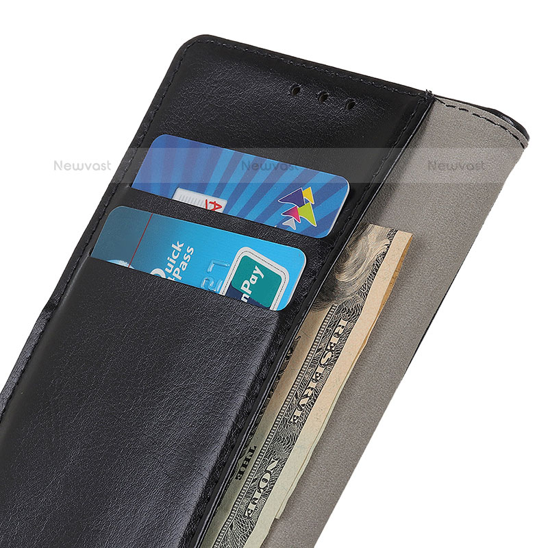 Leather Case Stands Flip Cover Holder A03D for Samsung Galaxy S21 Ultra 5G