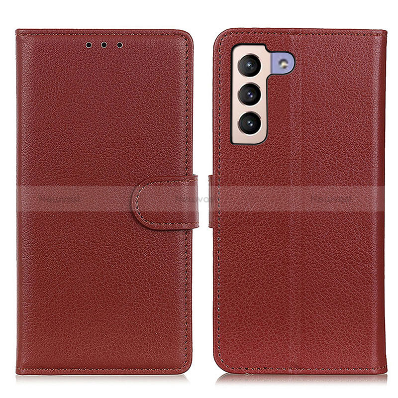 Leather Case Stands Flip Cover Holder A03D for Samsung Galaxy S22 Plus 5G