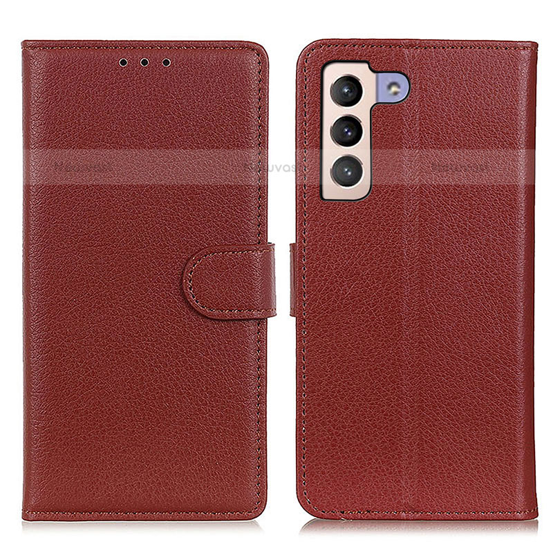 Leather Case Stands Flip Cover Holder A03D for Samsung Galaxy S23 Plus 5G