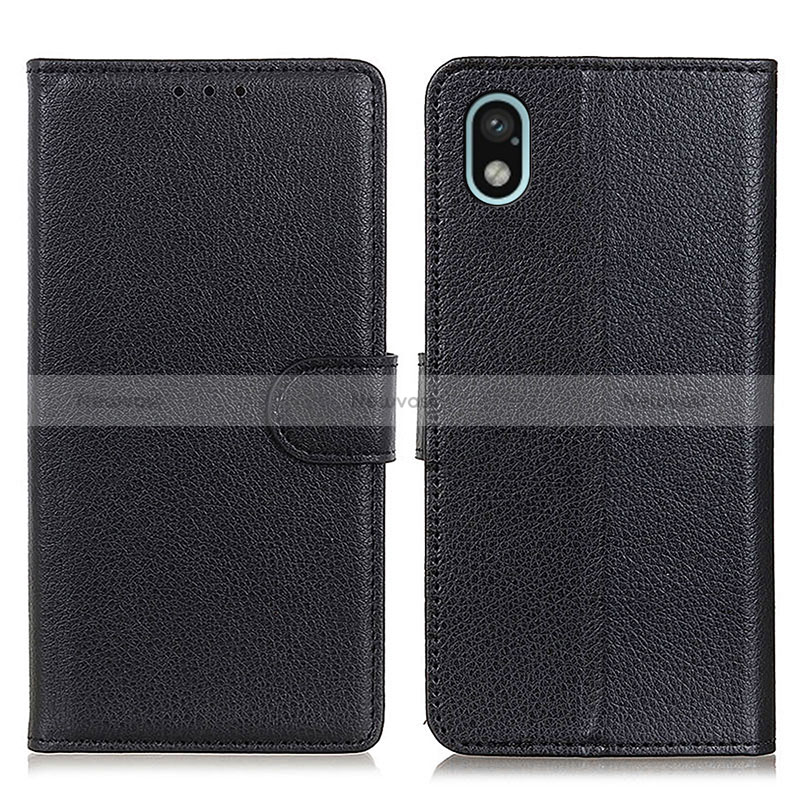 Leather Case Stands Flip Cover Holder A03D for Sony Xperia Ace III