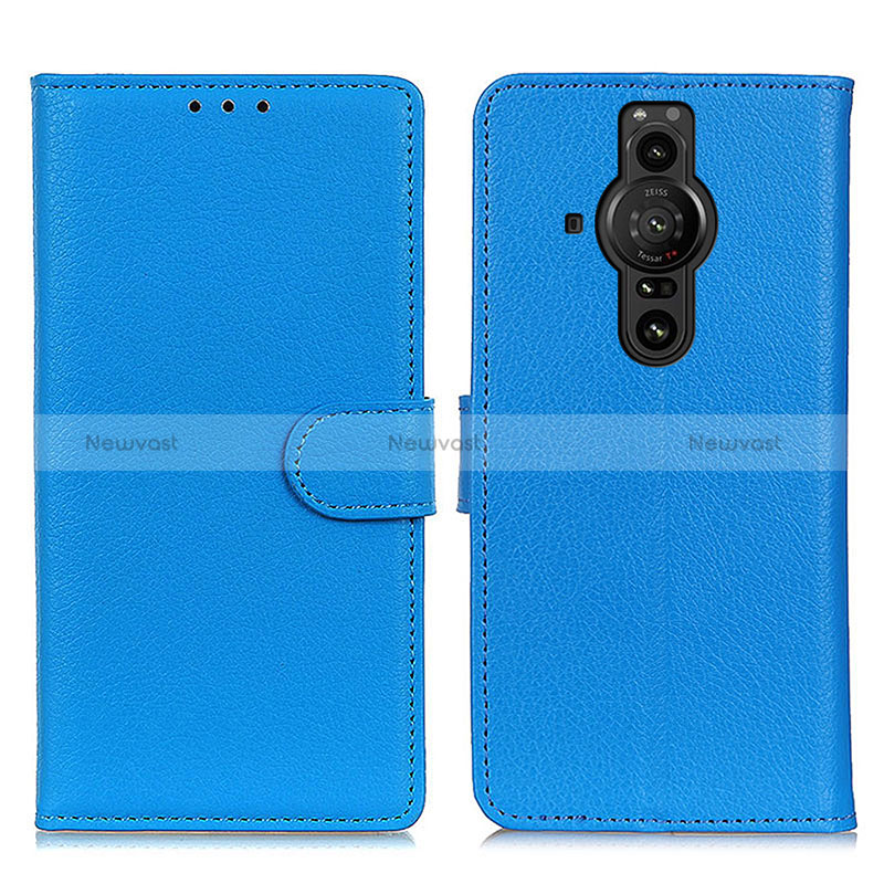 Leather Case Stands Flip Cover Holder A03D for Sony Xperia PRO-I