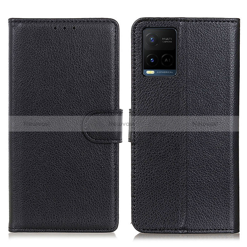 Leather Case Stands Flip Cover Holder A03D for Vivo Y21