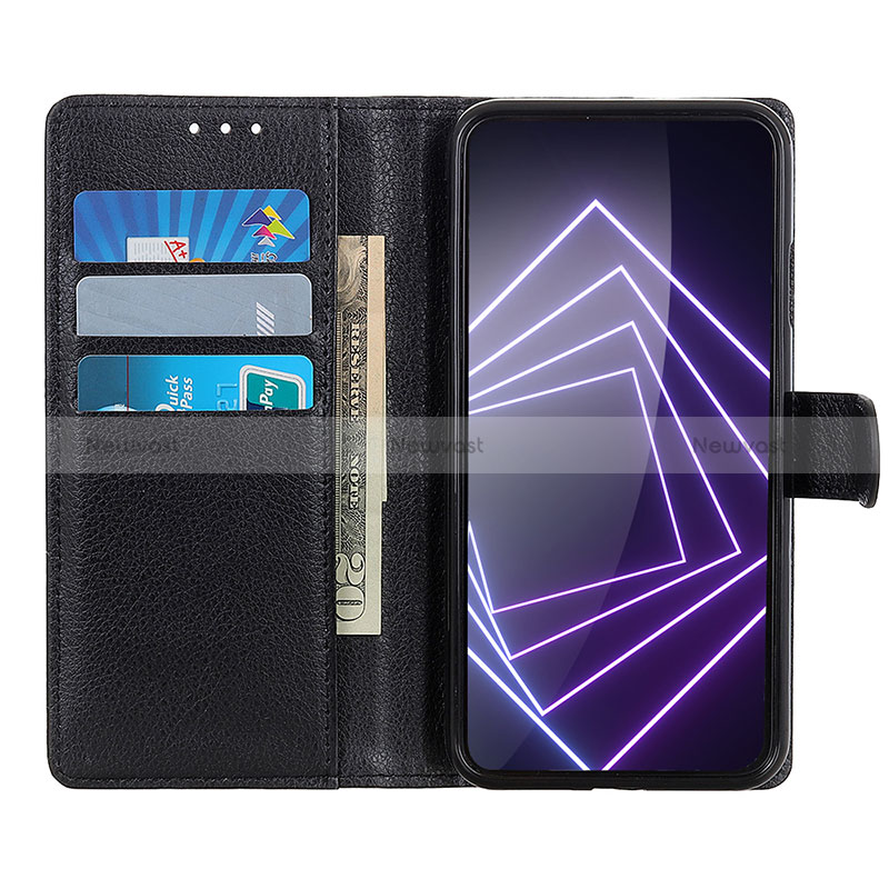 Leather Case Stands Flip Cover Holder A03D for Vivo Y21e