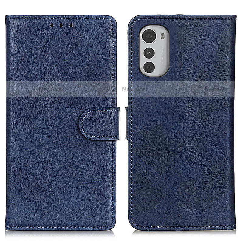 Leather Case Stands Flip Cover Holder A04D for Motorola Moto E32