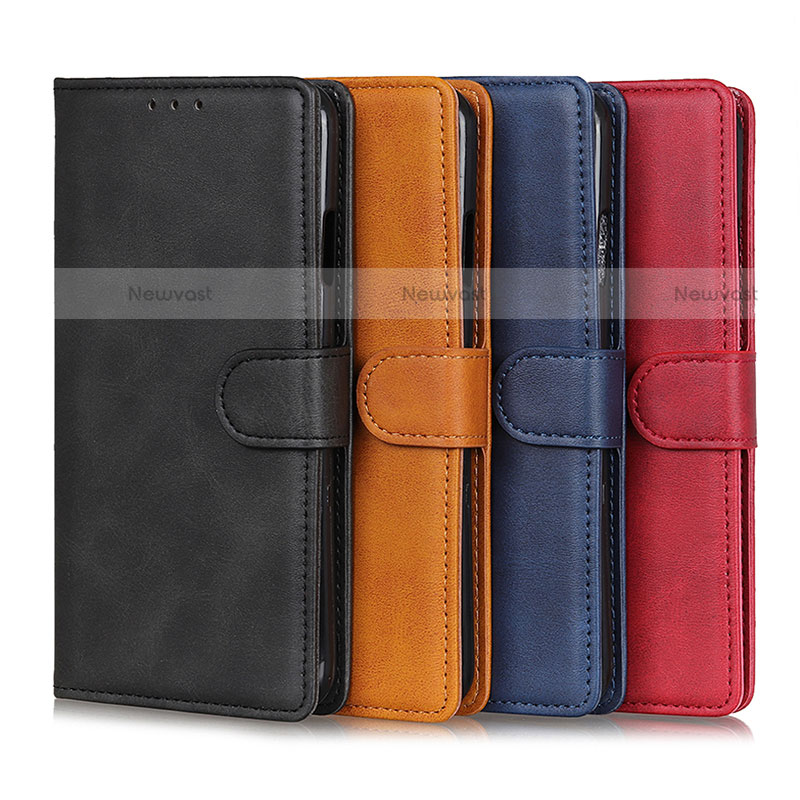 Leather Case Stands Flip Cover Holder A04D for Motorola Moto E32