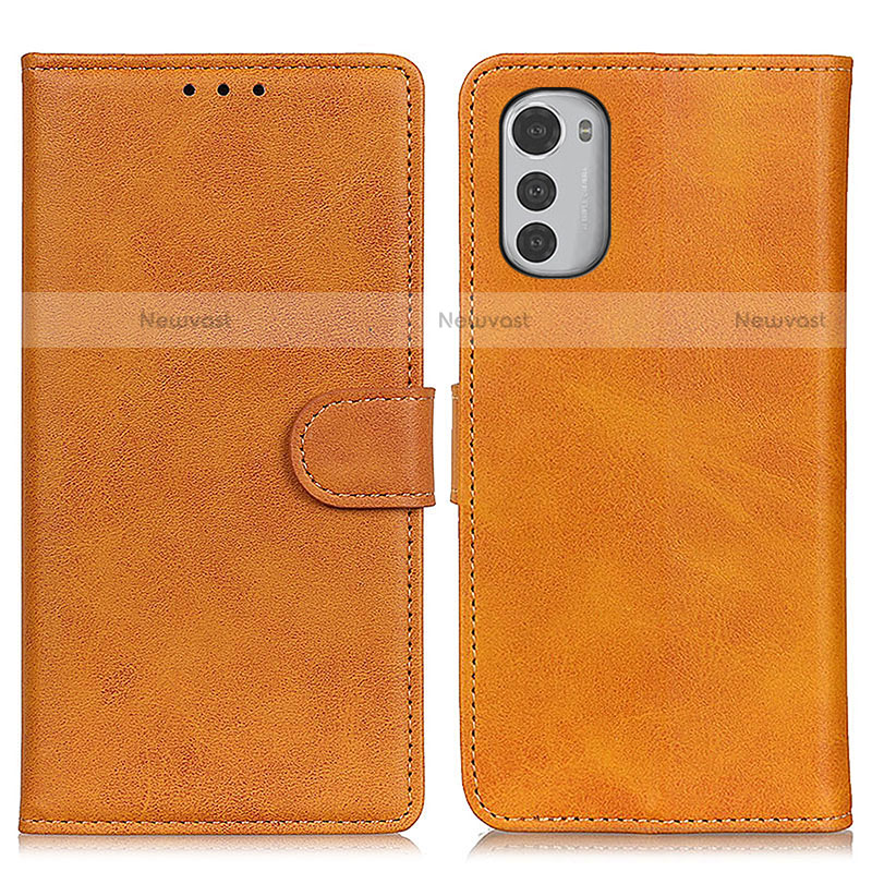 Leather Case Stands Flip Cover Holder A04D for Motorola Moto E32s