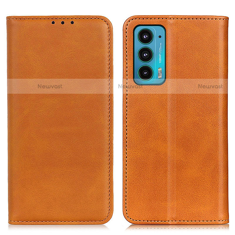 Leather Case Stands Flip Cover Holder A04D for Motorola Moto Edge 20 5G