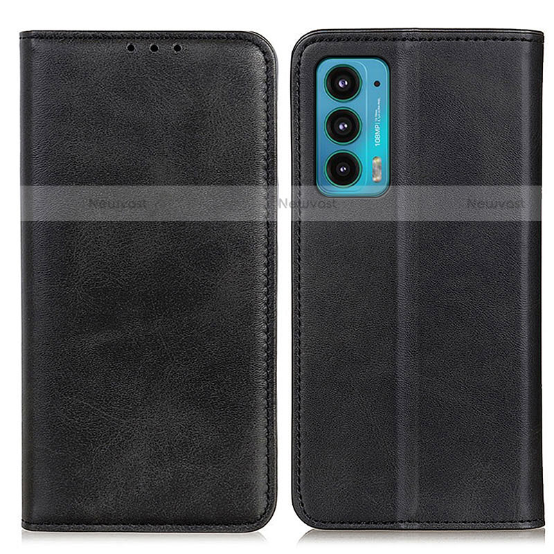 Leather Case Stands Flip Cover Holder A04D for Motorola Moto Edge Lite 5G