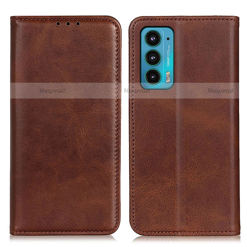 Leather Case Stands Flip Cover Holder A04D for Motorola Moto Edge Lite 5G