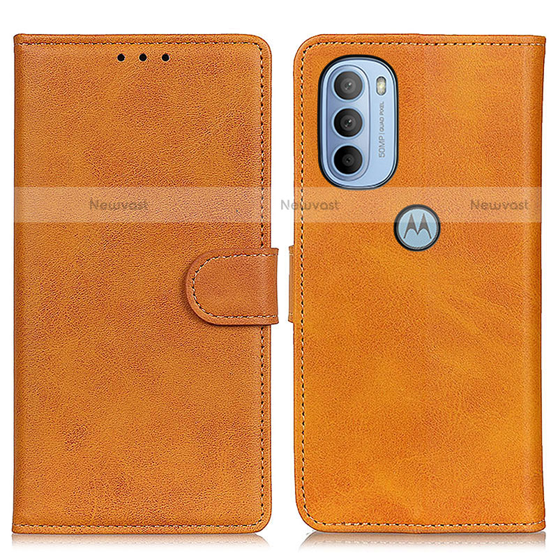Leather Case Stands Flip Cover Holder A04D for Motorola Moto G31