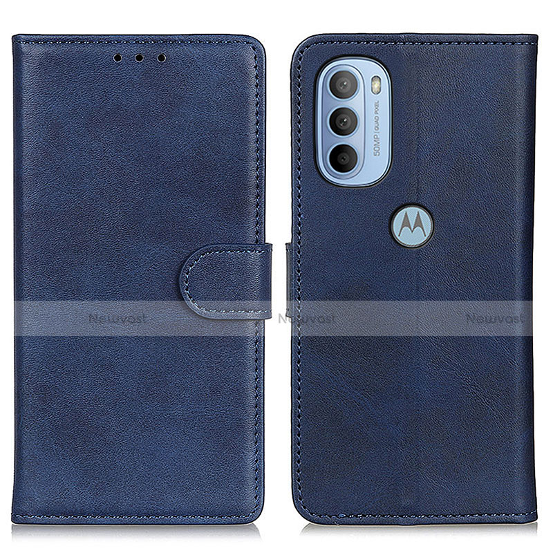 Leather Case Stands Flip Cover Holder A04D for Motorola Moto G41
