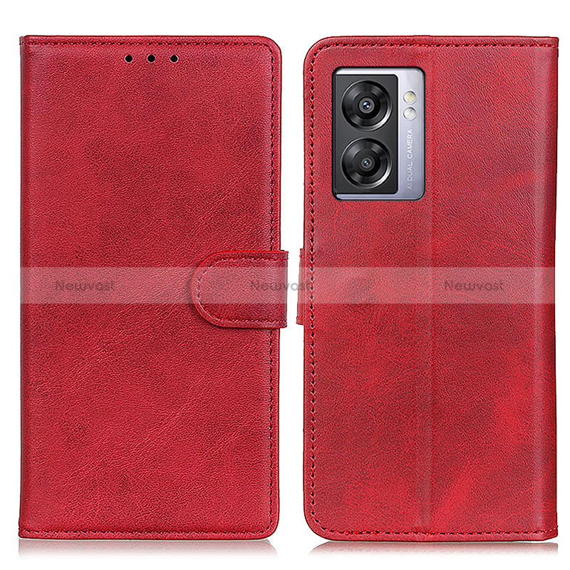 Leather Case Stands Flip Cover Holder A04D for Oppo A56S 5G