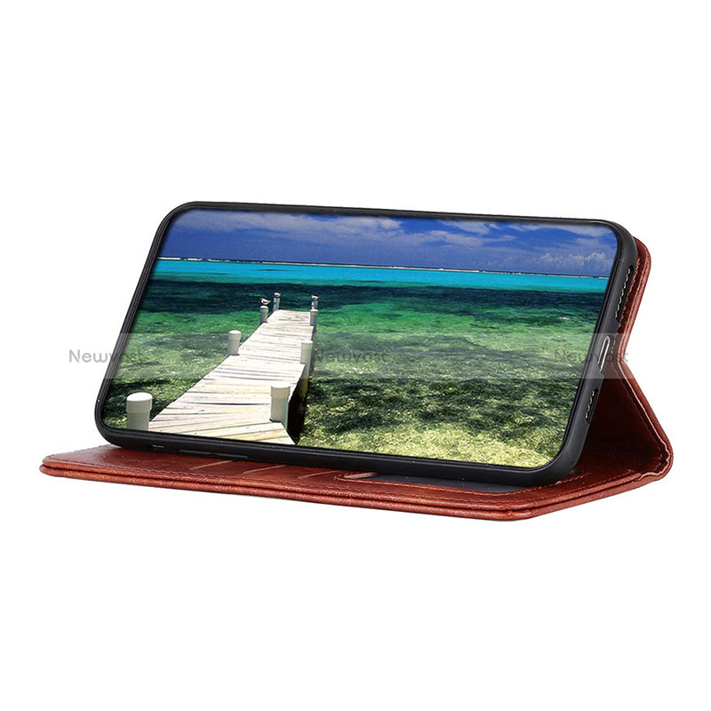 Leather Case Stands Flip Cover Holder A04D for Oppo Reno6 5G