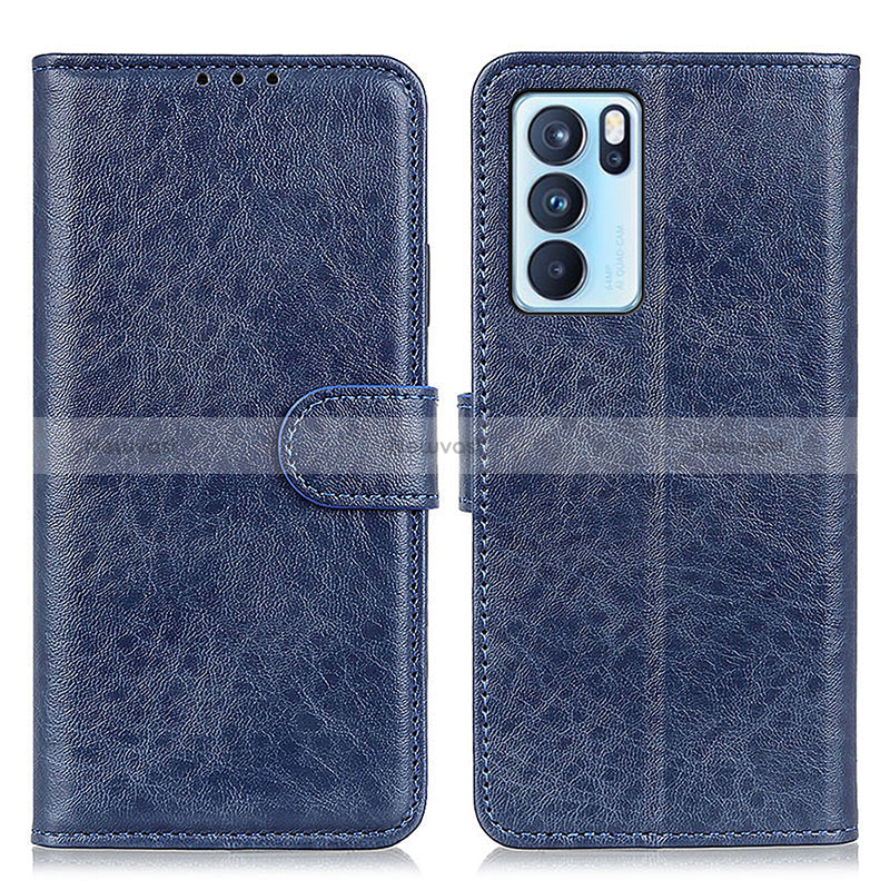 Leather Case Stands Flip Cover Holder A04D for Oppo Reno6 Pro 5G India