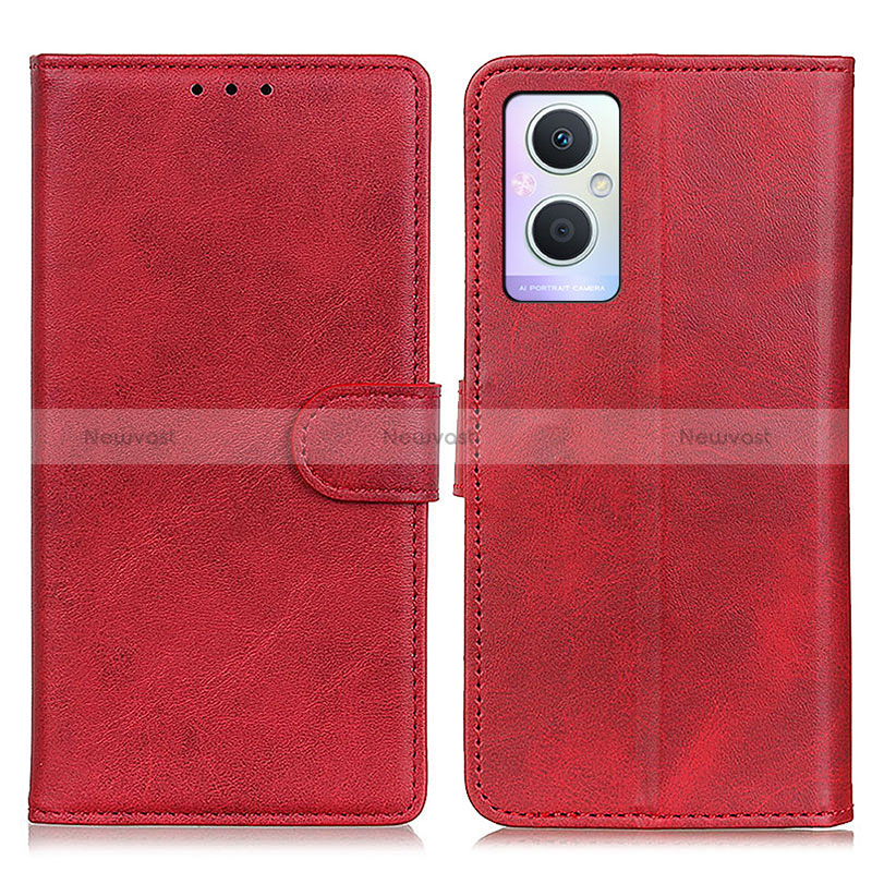 Leather Case Stands Flip Cover Holder A04D for Oppo Reno7 Lite 5G