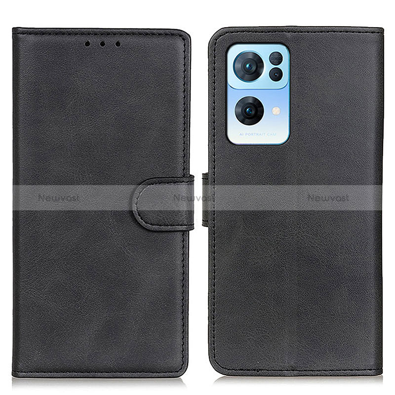 Leather Case Stands Flip Cover Holder A04D for Oppo Reno7 Pro 5G