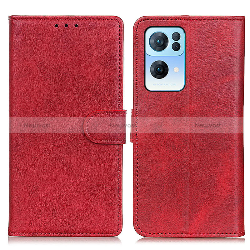 Leather Case Stands Flip Cover Holder A04D for Oppo Reno7 Pro 5G