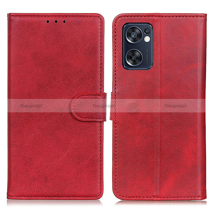 Leather Case Stands Flip Cover Holder A04D for Oppo Reno7 SE 5G