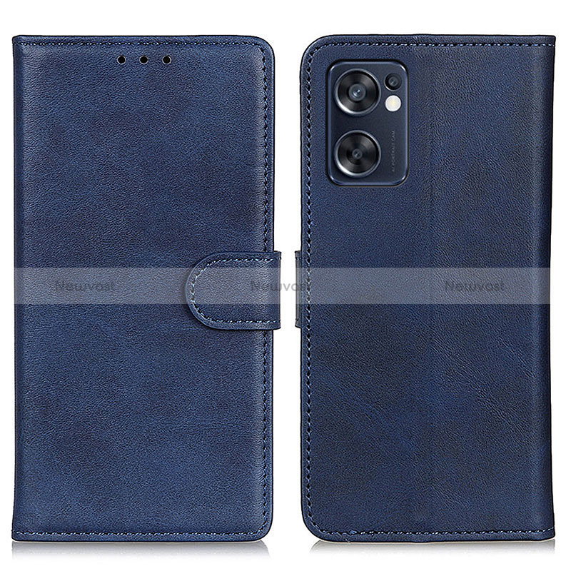 Leather Case Stands Flip Cover Holder A04D for Oppo Reno7 SE 5G