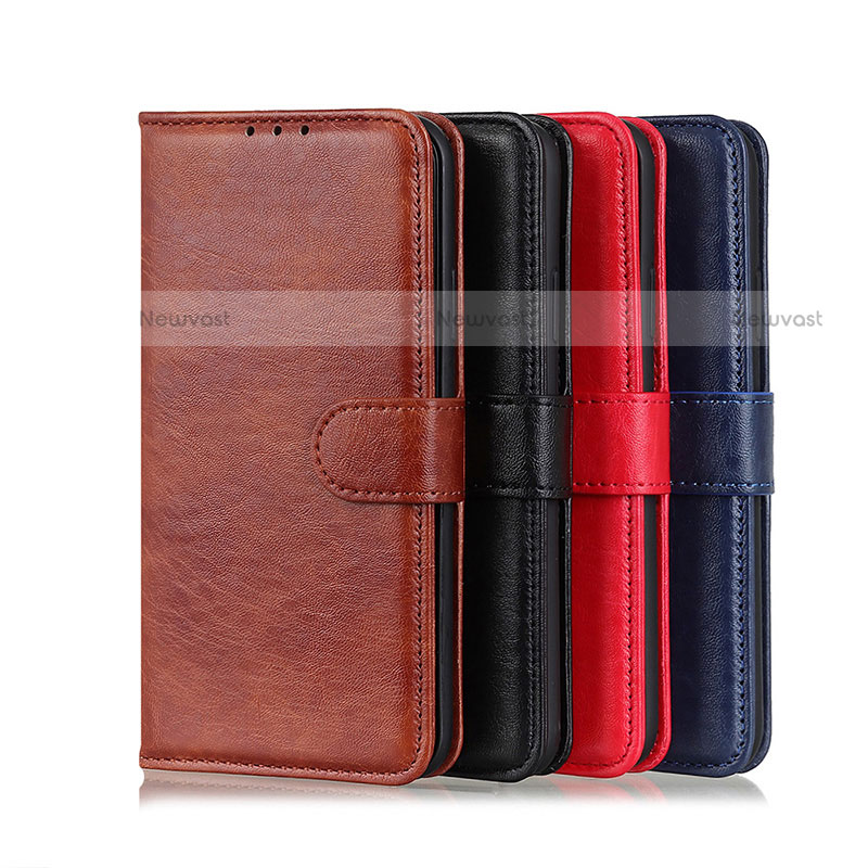 Leather Case Stands Flip Cover Holder A05D for Motorola Moto E32s