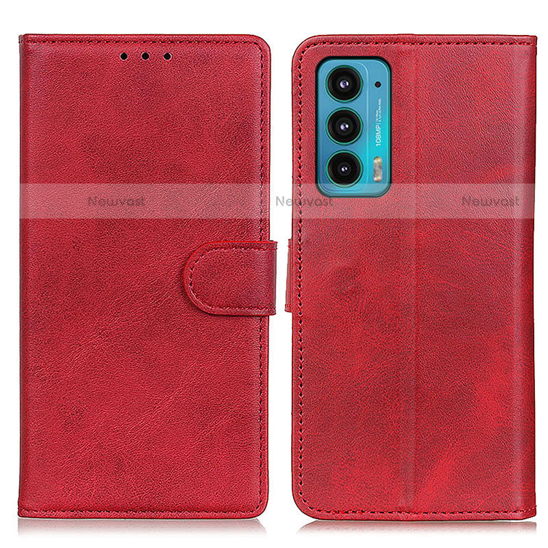 Leather Case Stands Flip Cover Holder A05D for Motorola Moto Edge 20 5G