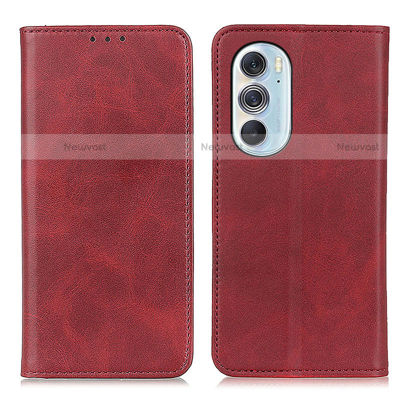 Leather Case Stands Flip Cover Holder A05D for Motorola Moto Edge Plus (2022) 5G