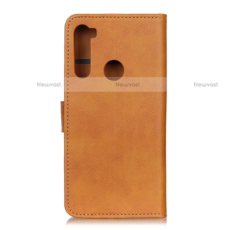 Leather Case Stands Flip Cover Holder A05D for Motorola Moto One Fusion Plus