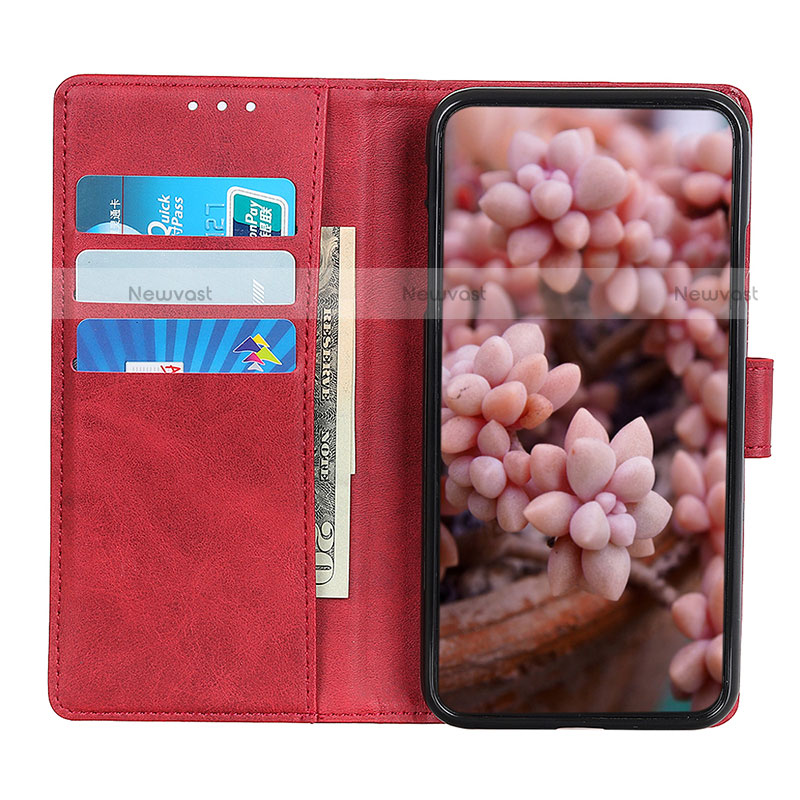 Leather Case Stands Flip Cover Holder A05D for Motorola Moto One Fusion Plus