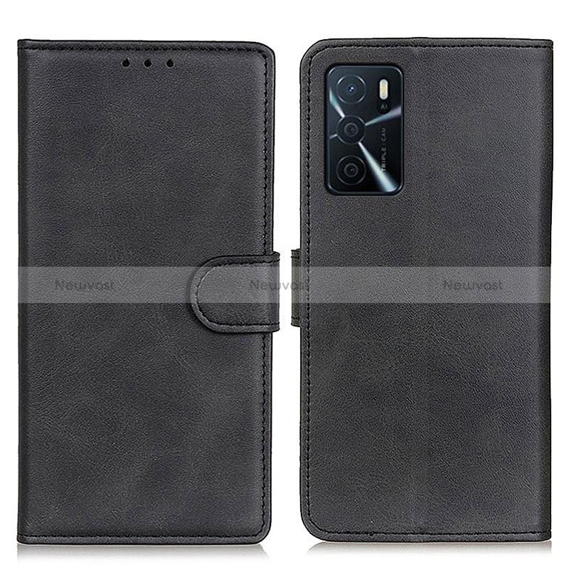 Leather Case Stands Flip Cover Holder A05D for Oppo A54s
