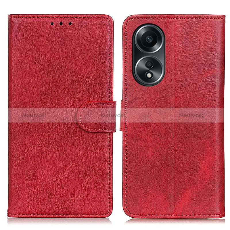 Leather Case Stands Flip Cover Holder A05D for Oppo A78 5G