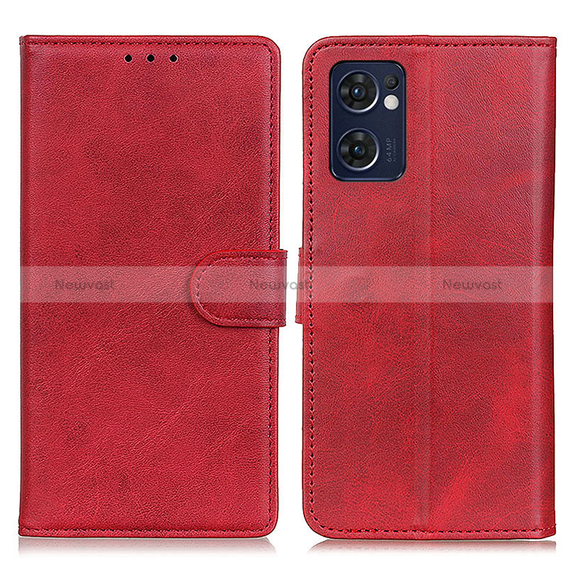 Leather Case Stands Flip Cover Holder A05D for Oppo Reno7 5G