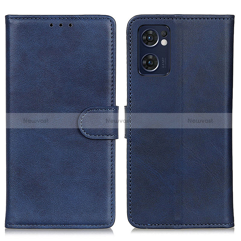 Leather Case Stands Flip Cover Holder A05D for Oppo Reno7 5G