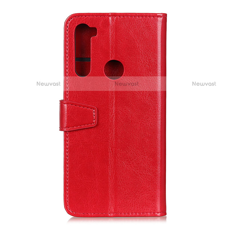 Leather Case Stands Flip Cover Holder A06D for Motorola Moto One Fusion Plus