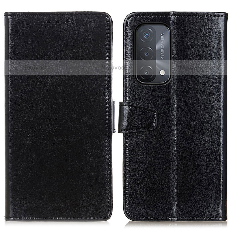 Leather Case Stands Flip Cover Holder A06D for OnePlus Nord N200 5G