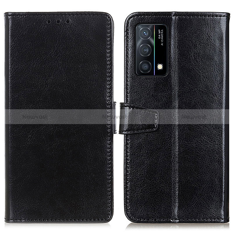 Leather Case Stands Flip Cover Holder A06D for Oppo K9 5G