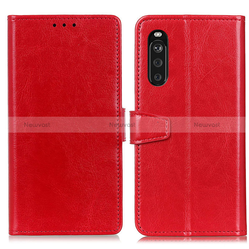 Leather Case Stands Flip Cover Holder A06D for Sony Xperia 10 III