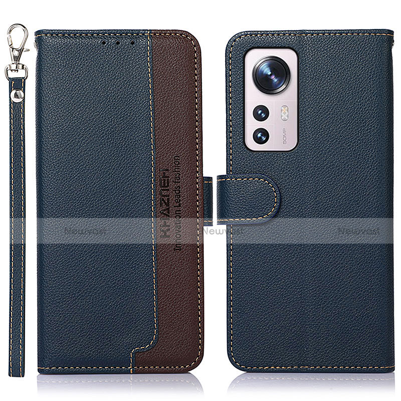 Leather Case Stands Flip Cover Holder A06D for Xiaomi Mi 12 5G