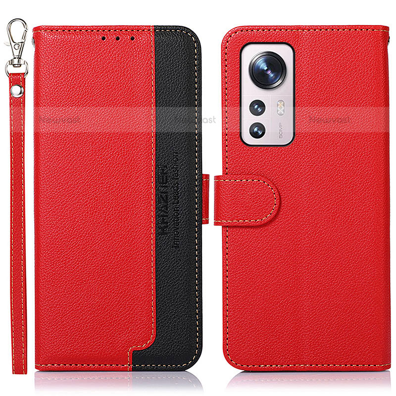 Leather Case Stands Flip Cover Holder A06D for Xiaomi Mi 12S 5G