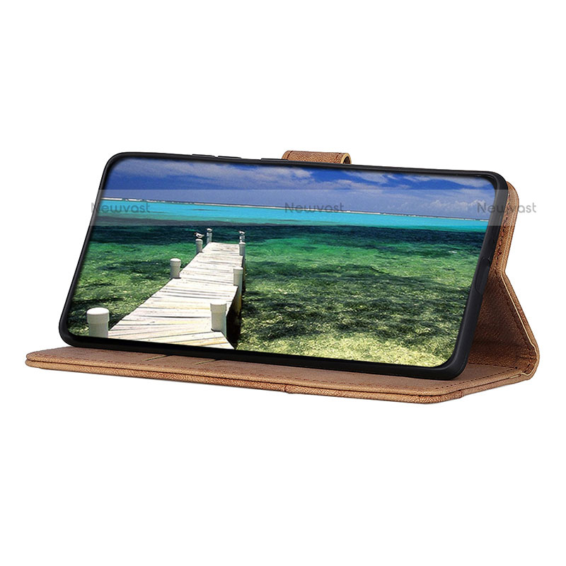 Leather Case Stands Flip Cover Holder A07D for Motorola Moto Edge S 5G