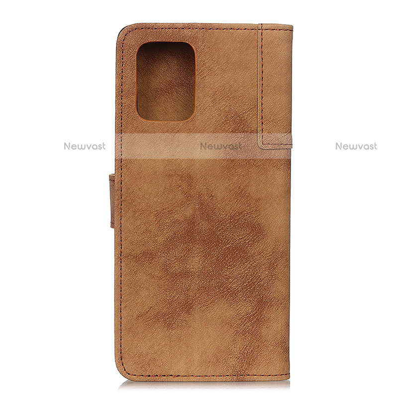 Leather Case Stands Flip Cover Holder A07D for Motorola Moto G100 5G