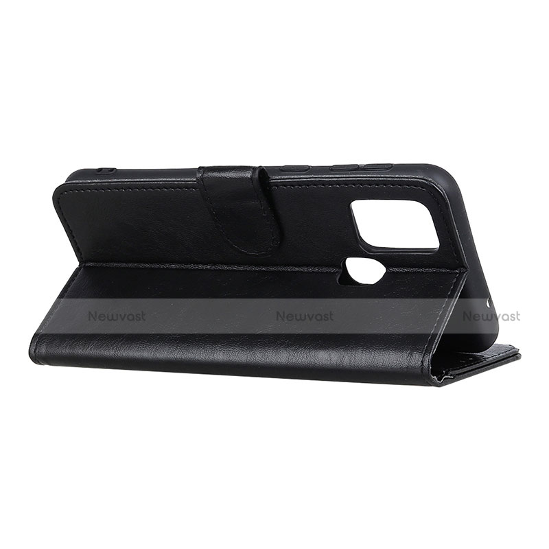 Leather Case Stands Flip Cover Holder A07D for Motorola Moto G41